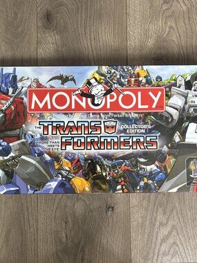 Monopoly Transformers Collector's Edition By Hasbro 2007 Pewter Pieces